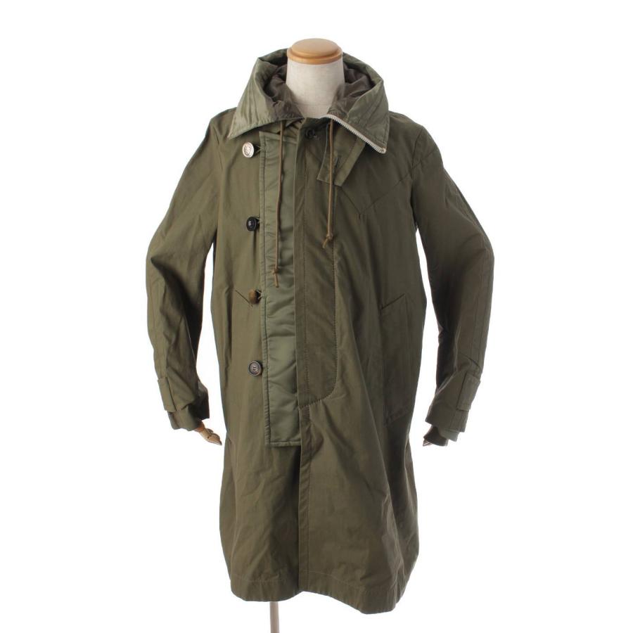 sacai 【サカイ】sacai メンズ オックスフォード フーディ コットン 