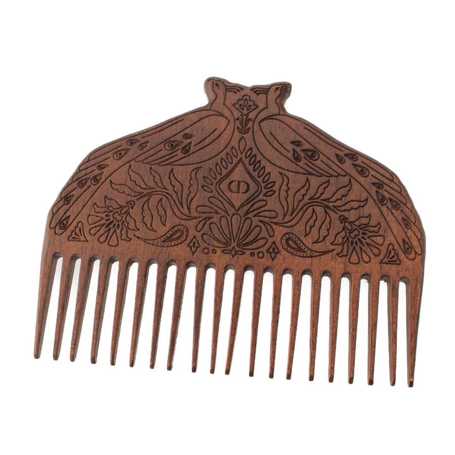 Dior 花柄彫刻 木製コーム　ディオール Dior 花柄彫刻 木製コームディオール