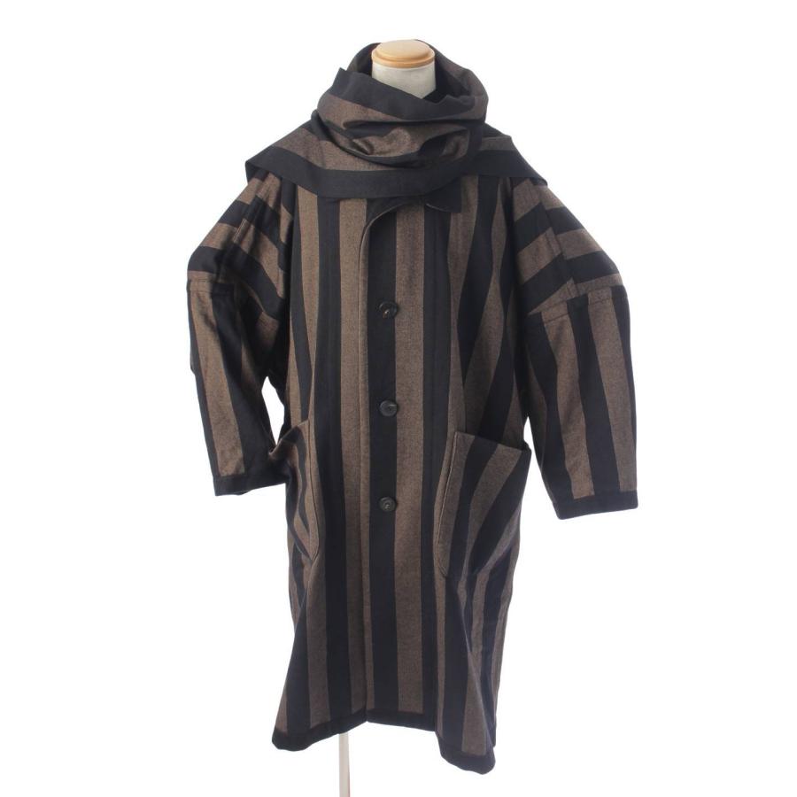 イッセイミヤケ】Issey miyake メンズ 18AW ストライプ リバーシブル 