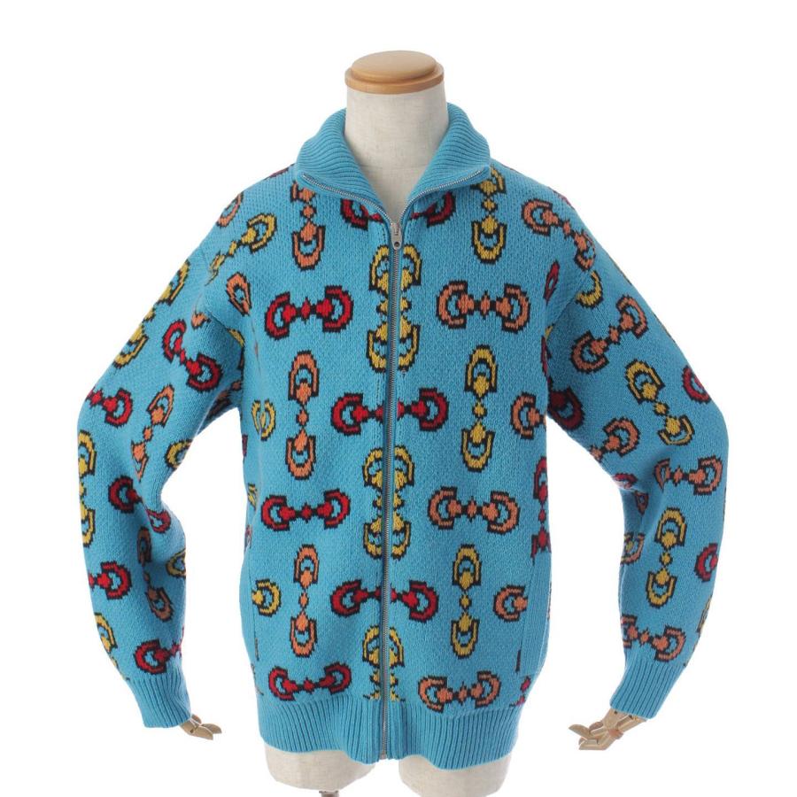 グッチ】Gucci メンズ ホースビット ウール ジャカード ニット 