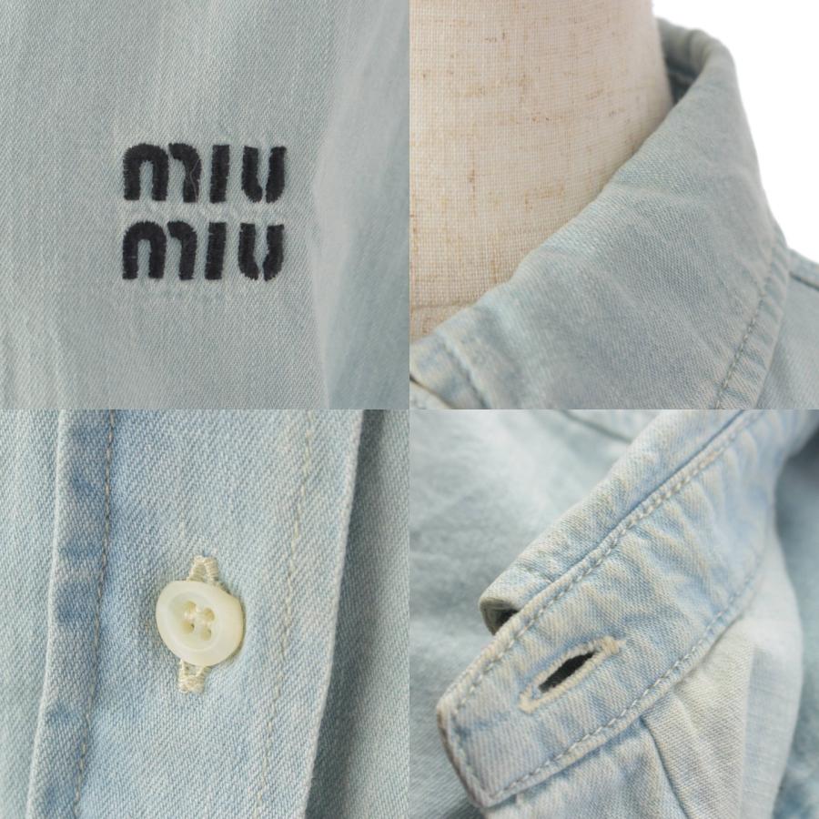 miu 【ミュウミュウ】Miu Miu 22SS ヴィンテージ加工 デニム 