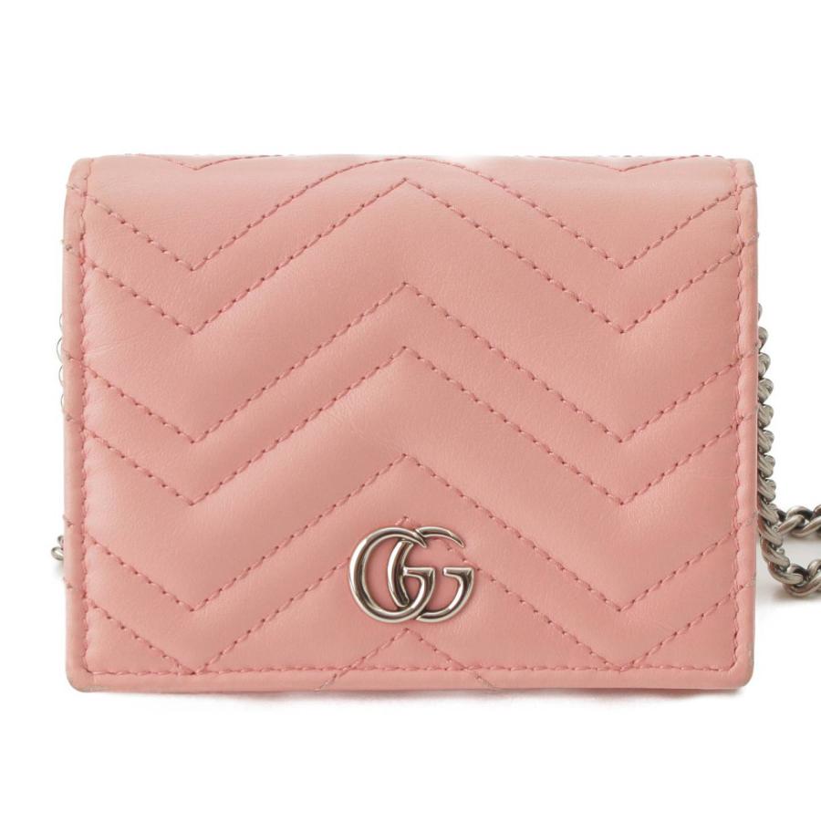 Gucci 二つ折り財布 レザー チェーン付き Gucci 二つ折り財布 レザー チェーン付き