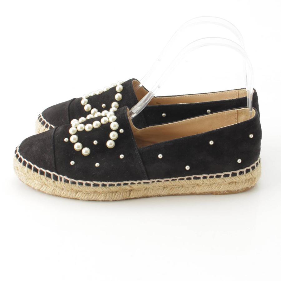 CHANEL 【シャネル】Chanel 17B ココマーク パール スエード  