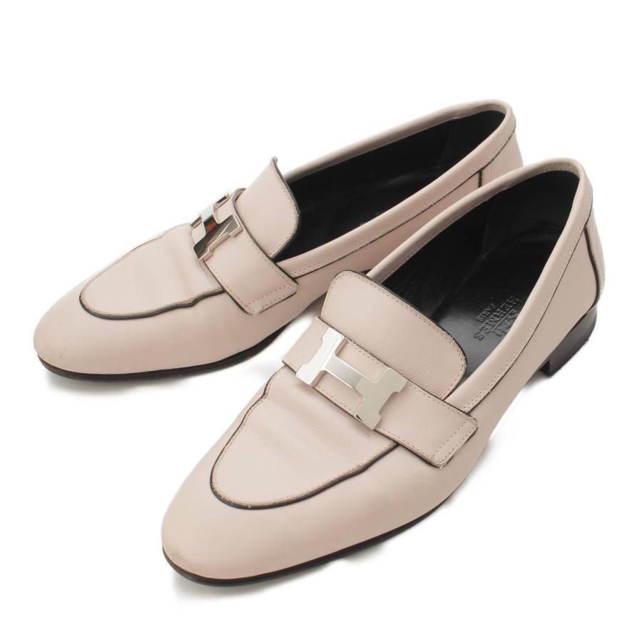 HERMES エルメス コンスタンス レザーローファー