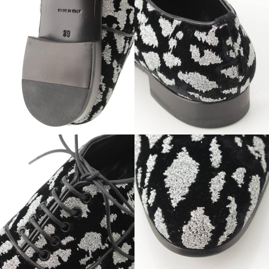 SAINT LAURENT 【サンローラン】SAINT LAURENT スエード ラメ レース 