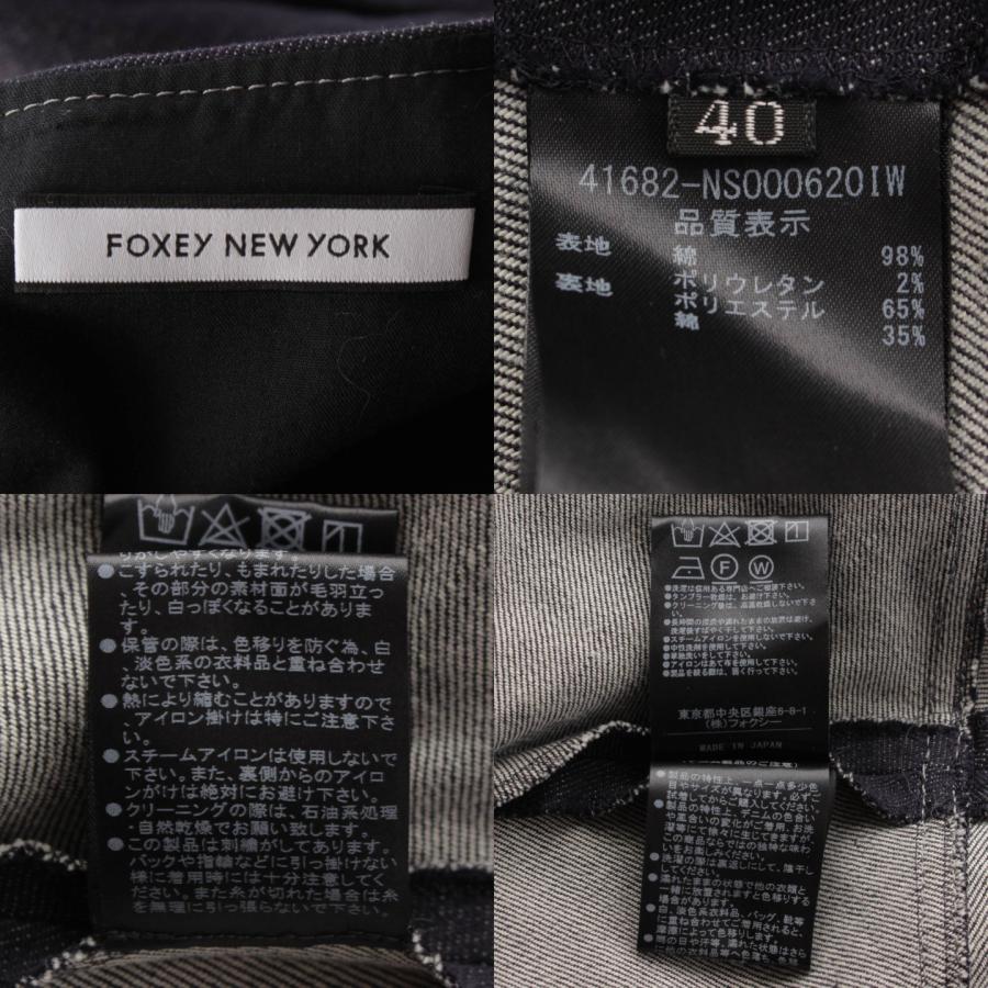 フォクシーニューヨーク】Foxey New York バロン デニム ノースリーブ