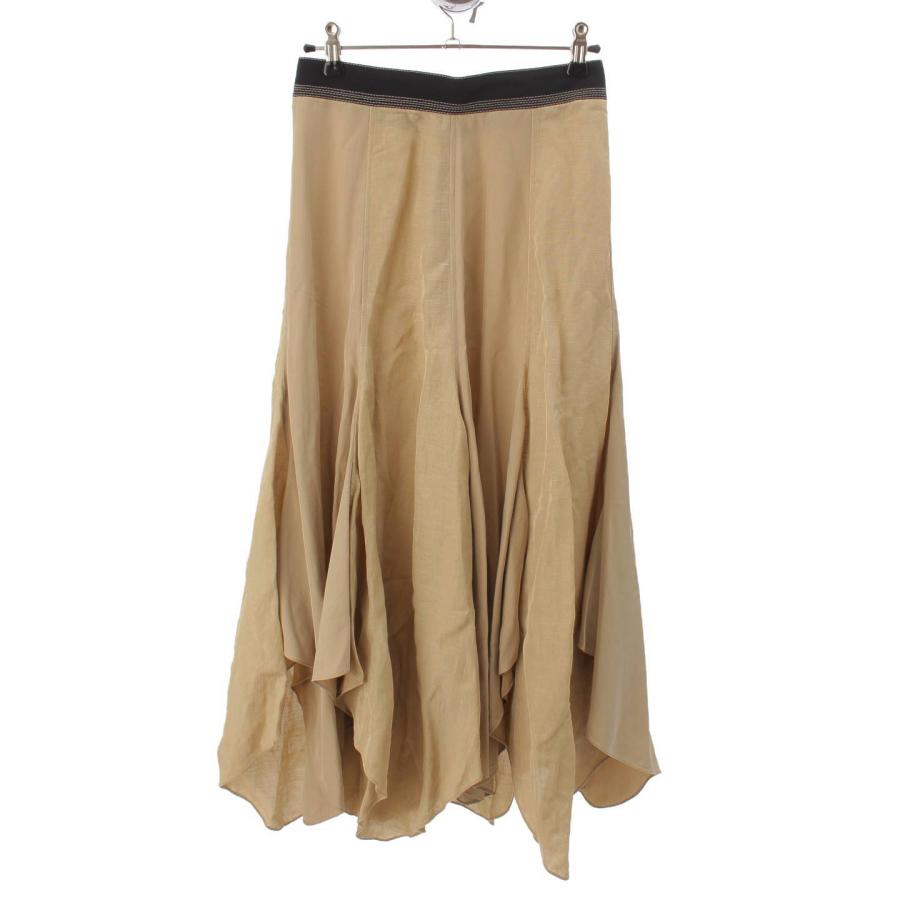 LOEWE 【ロエベ】Loewe リネン×レーヨン×シルク スカート S540Y08X24  