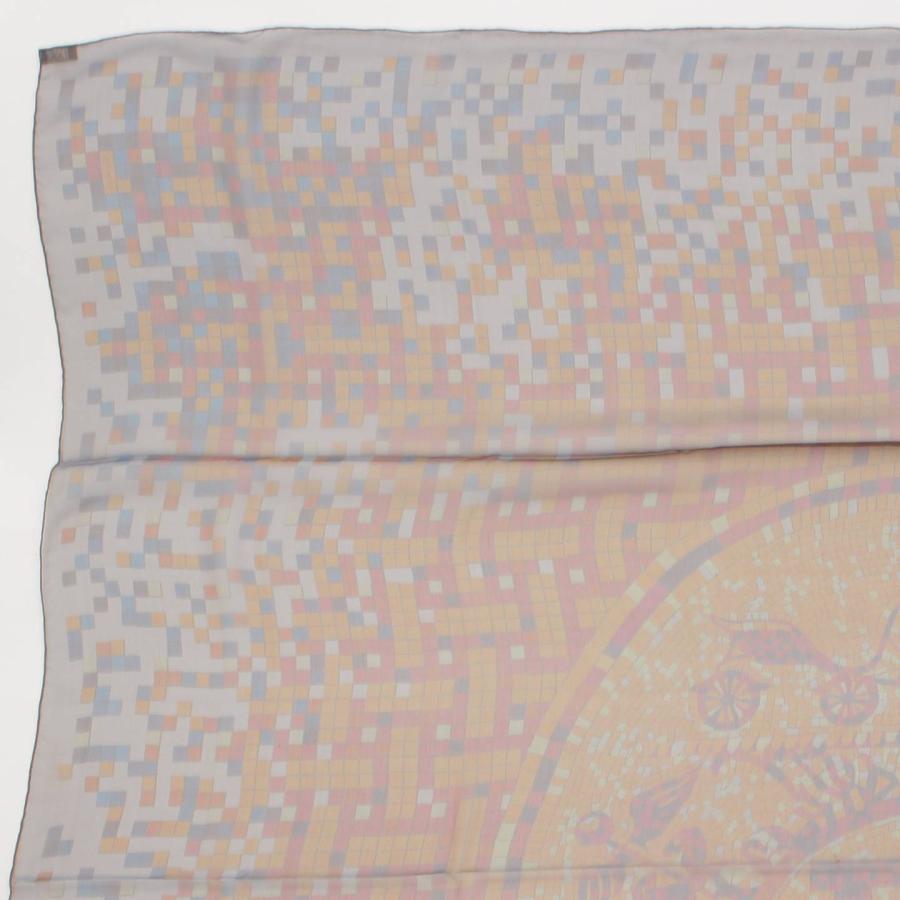 【エルメス】Hermes　カレ140 シルクスカーフ MOSAIQUE AU 24  マルチカラー 【中古】187126｜retrojp｜02