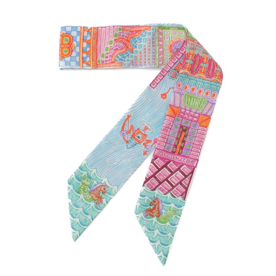 新品・未使用 Hermes エルメスツイリースーパー・シルク・クエスト