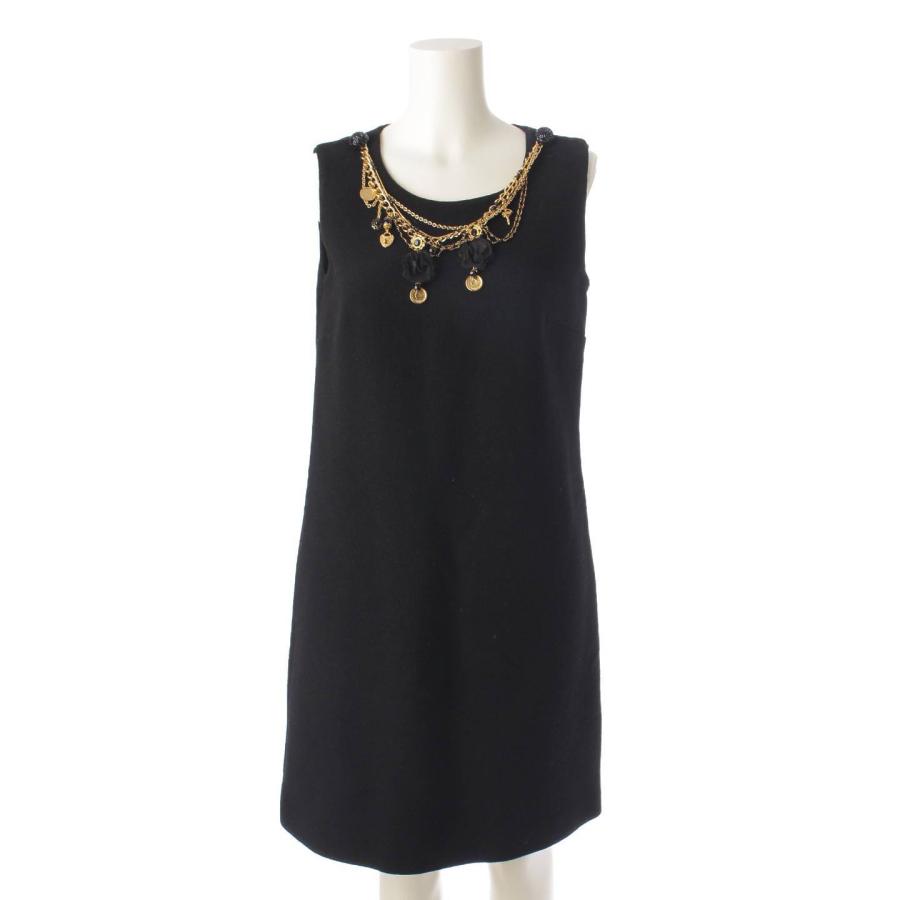 DOLCE & GABBANA ノースリーブワンピース ブラック