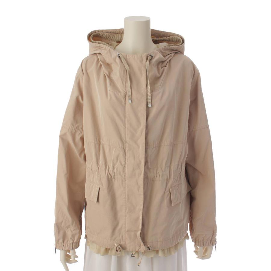 モンクレール】Moncler 17年 フード タバック フリルミリタリー 