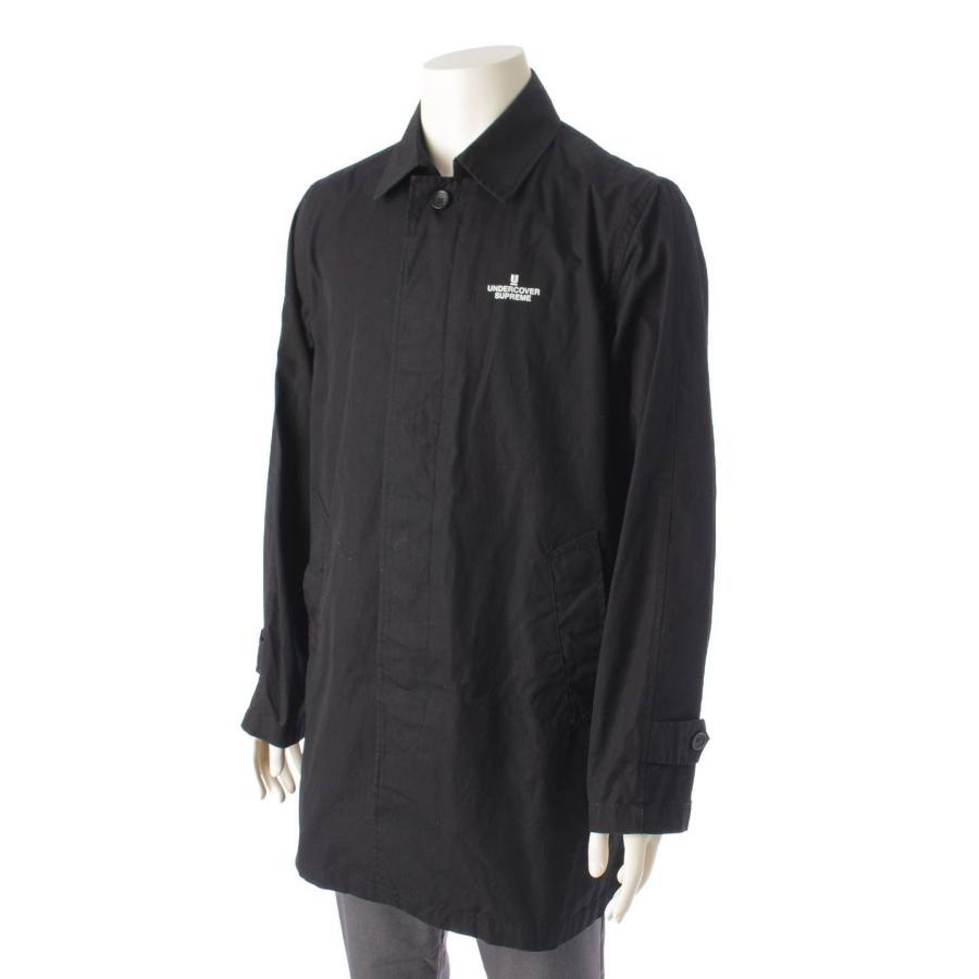 Supreme シュプリーム ステンカラーコートブラック ウィンドウペンXL Supreme シュプリーム ステンカラーコートブラック ウィンドウペンXL