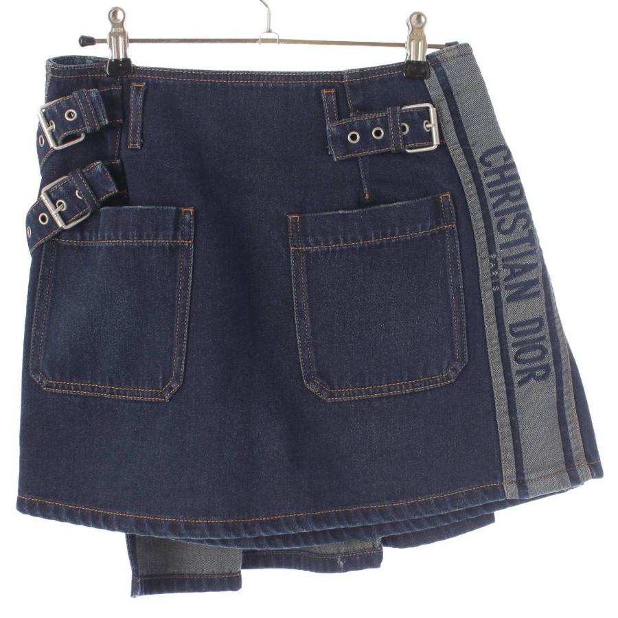 DIOR クリスチャンディオール デニム サロペットスカート