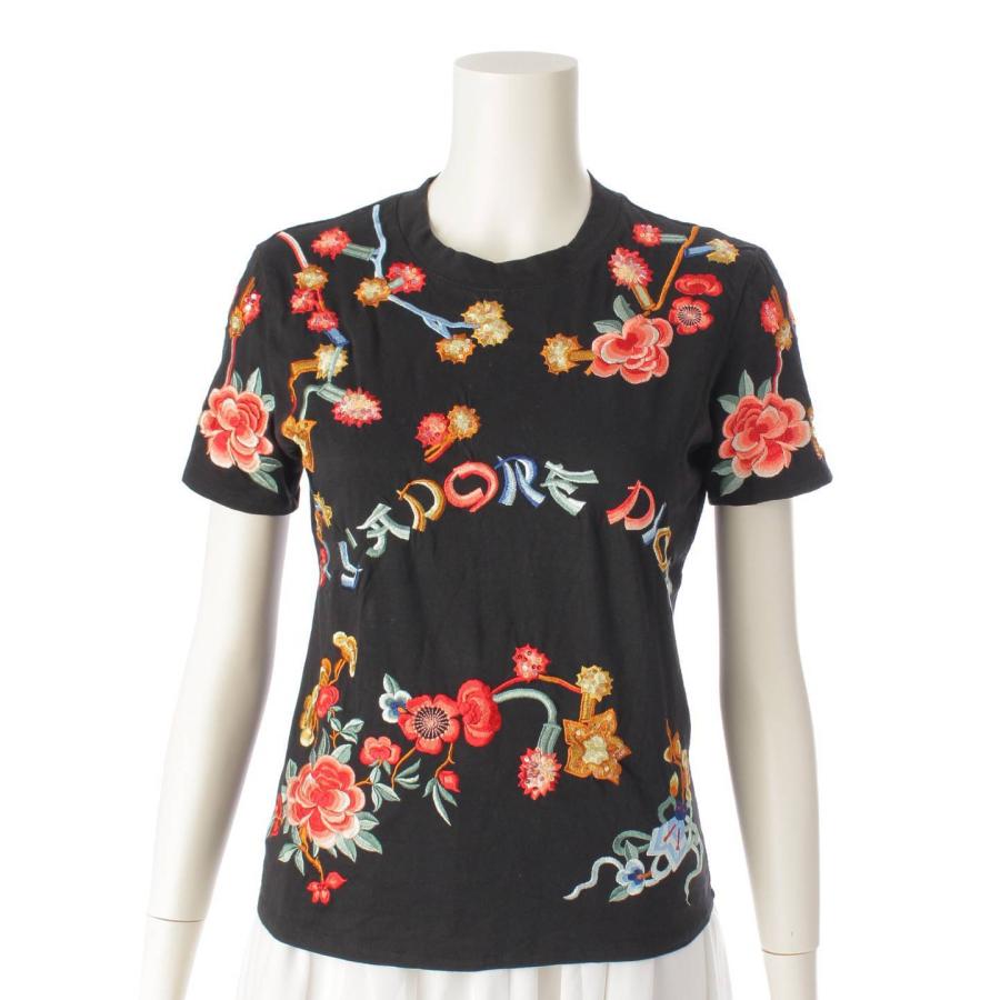 Christian Dior キャミソール　花刺繍　ヴィンテージ Christian Dior キャミソール花刺繍ヴィンテージ