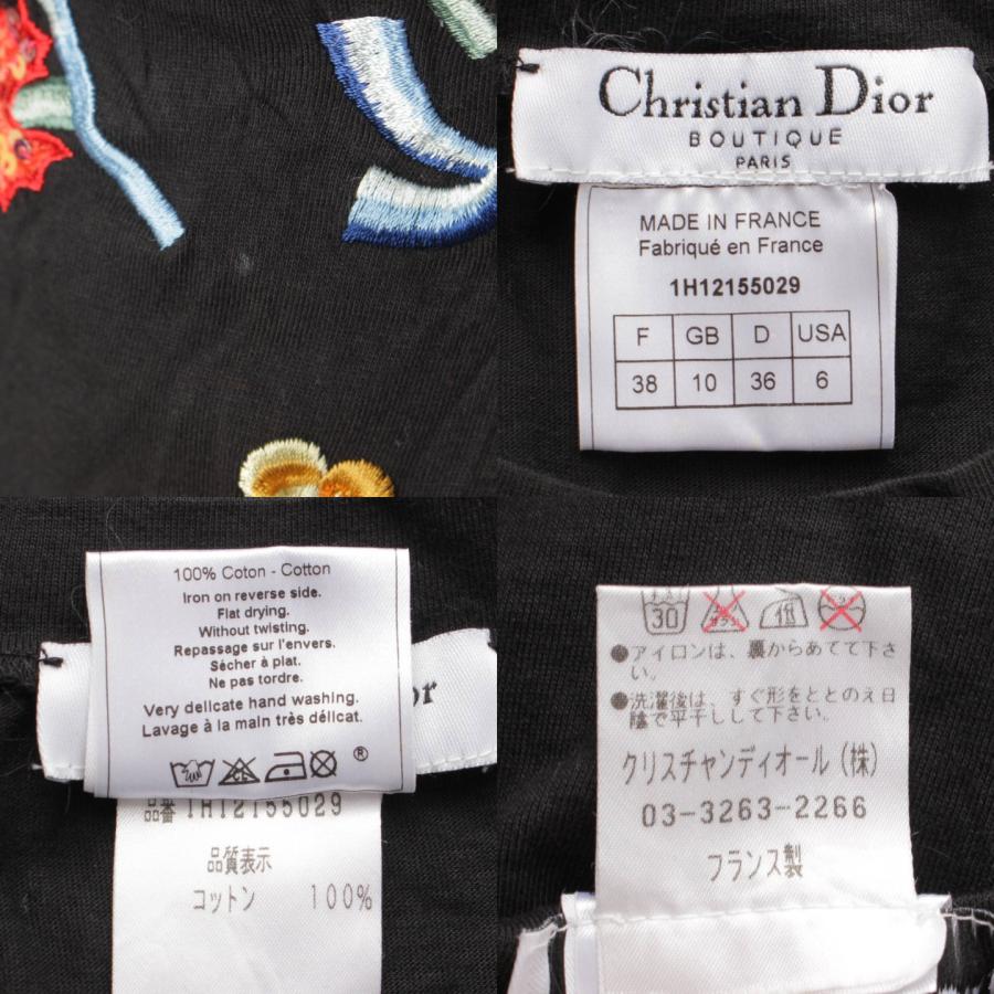 Christian Dior 【ディオール】DIOR ガリアーノ期 花柄 刺繍  