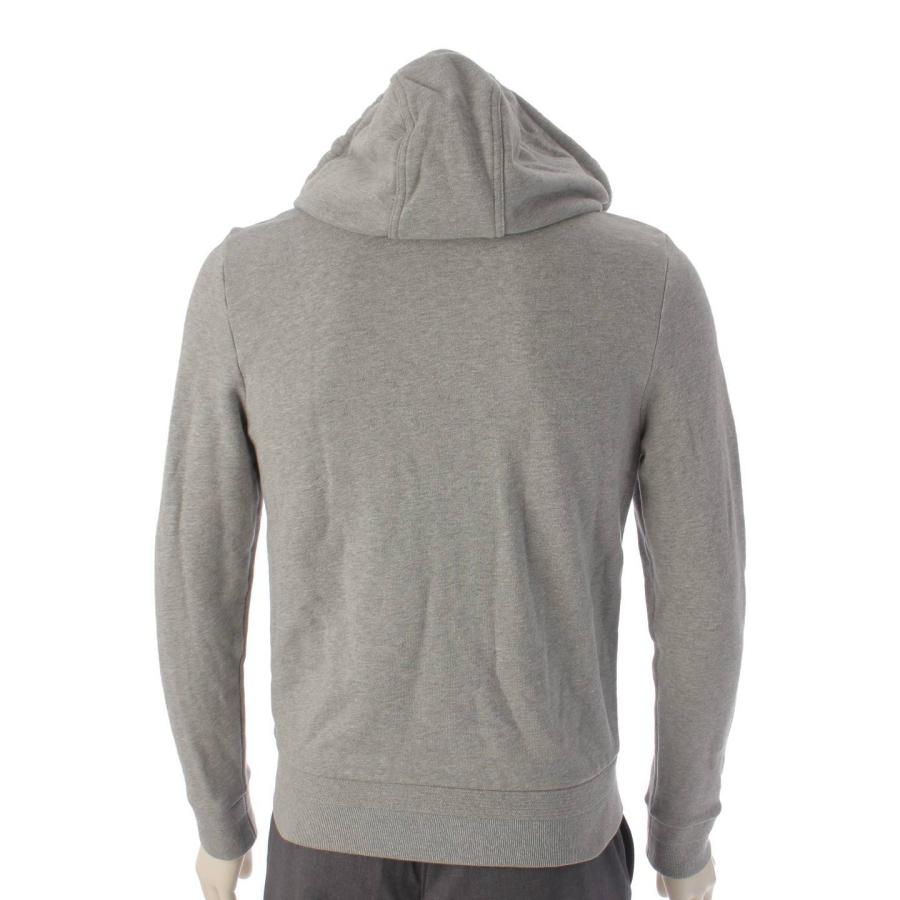 MONCLER グレー ジップアップ トレーナー