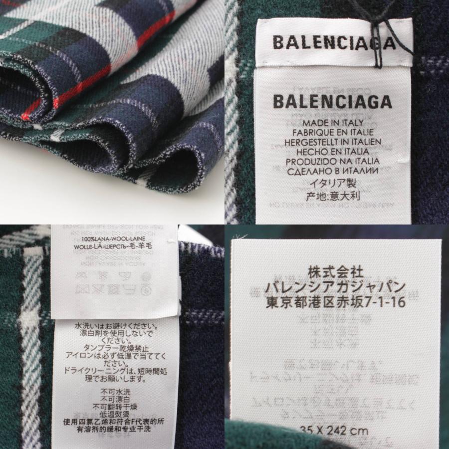 BALENCIAGA 【バレンシアガ】Balenciaga ロゴ タータンチェック 