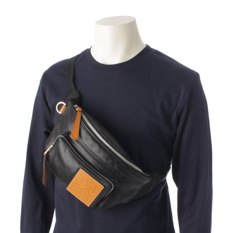 LOEWE 【ロエベ】Loewe パフィー レザー ボディバッグ ウエストポーチ 