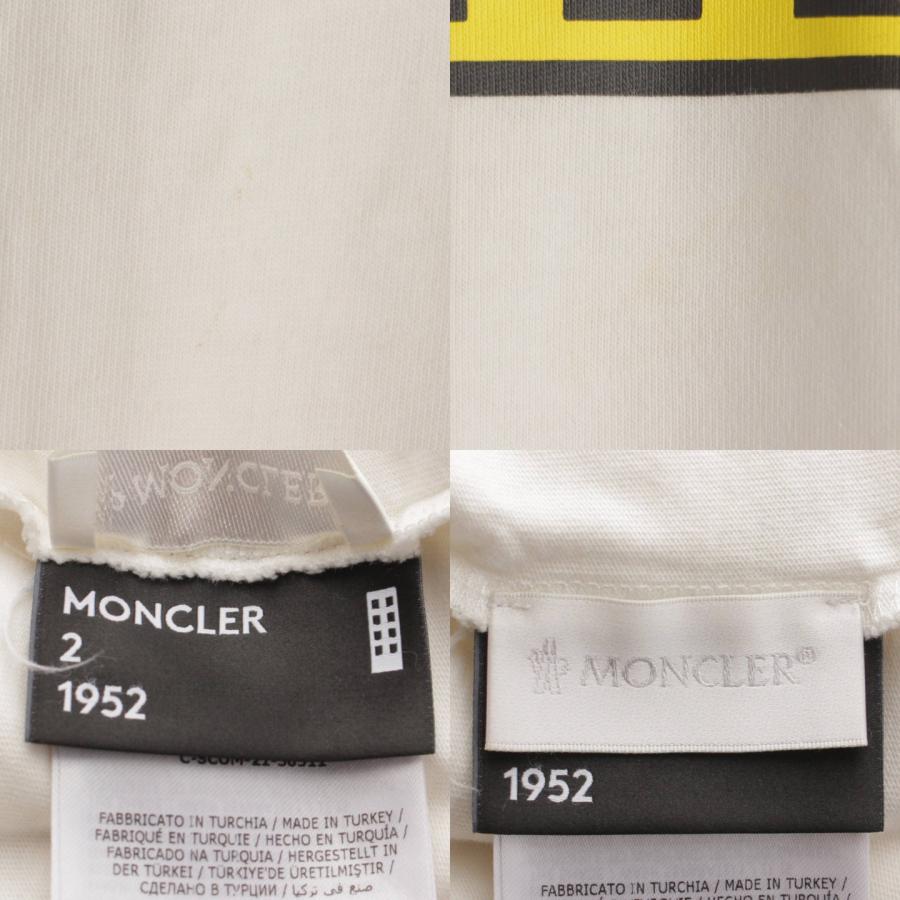 【モンクレール】Moncler　メンズ 21年 ロゴ コットン 半袖 Tシャツ ホワイト×マルチカラー XXL 【中古】188519｜retrojp｜08