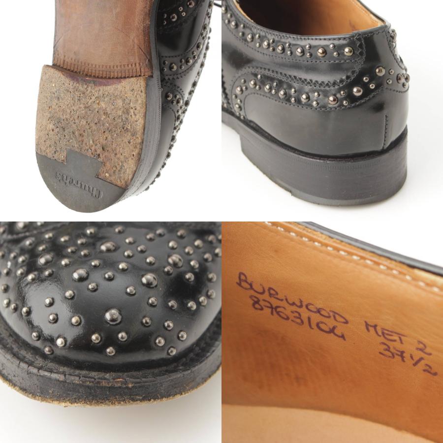 church's スタッズウィングチップレザーシューズ37
