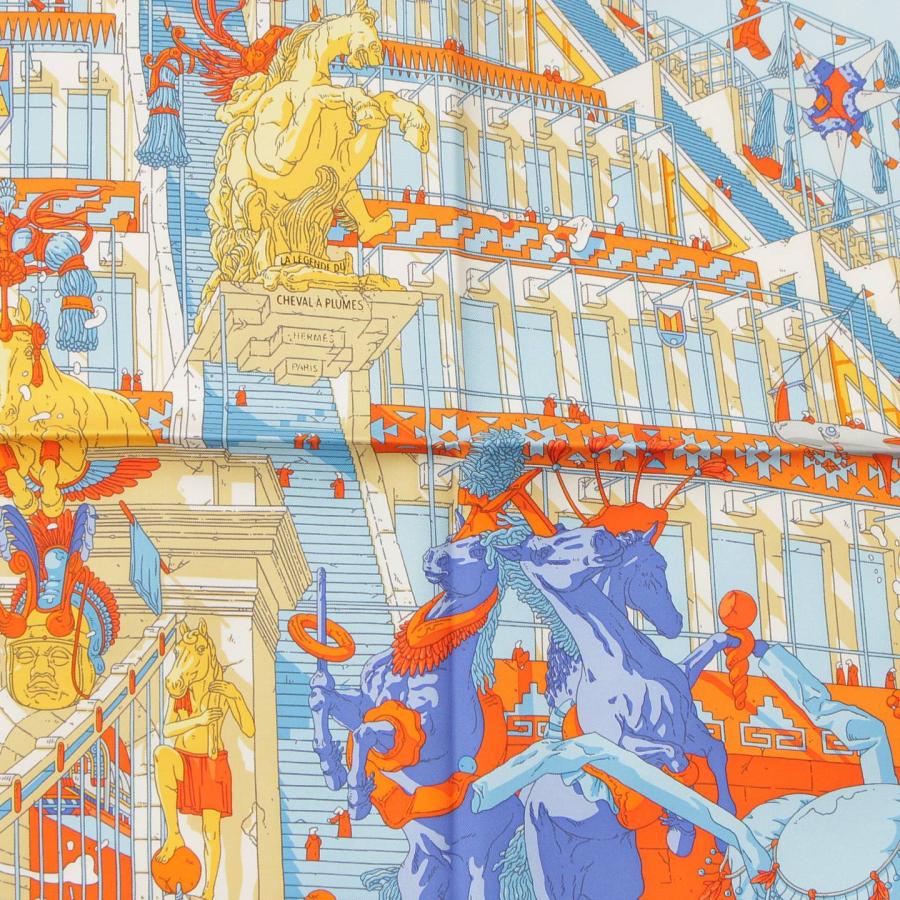 HERMES 【エルメス】Hermes カレ90 シルクスカーフ La Legende Du 