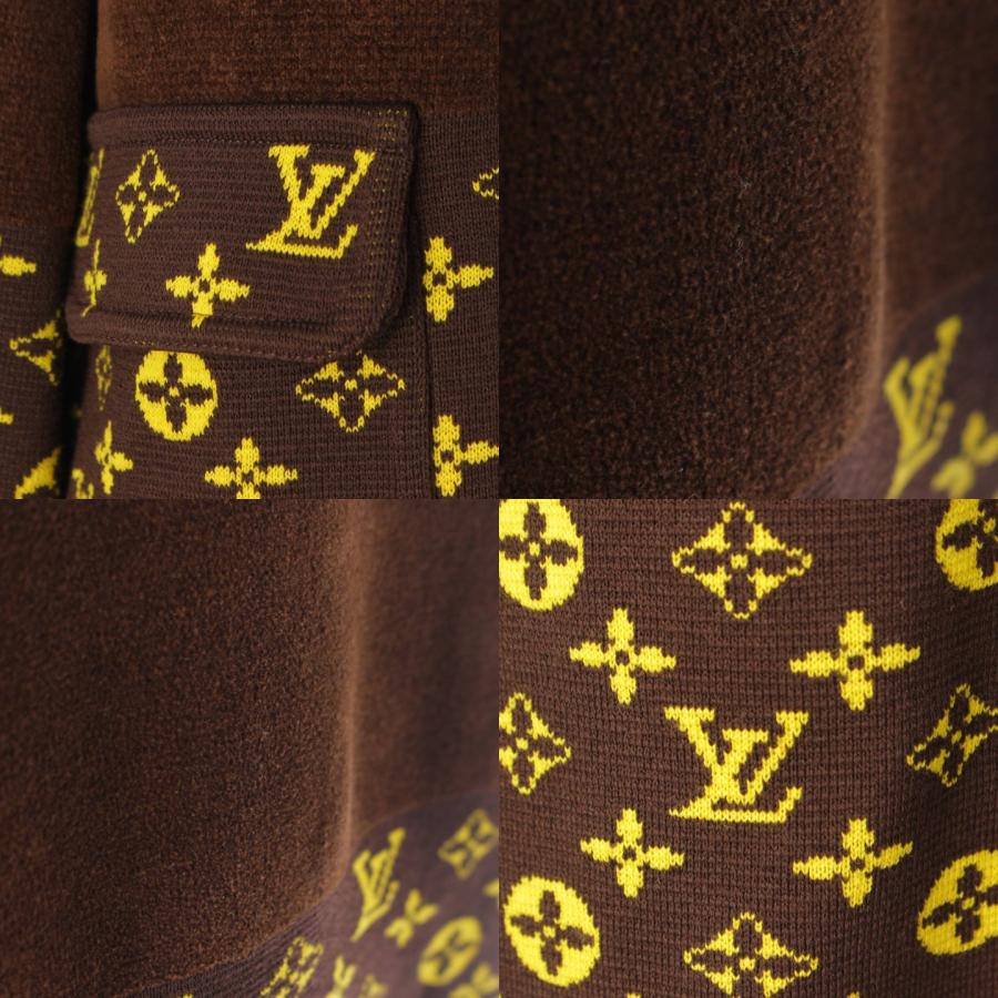 ルイヴィトン】Louis Vuitton モノグラム ウール シルク混 ジップ 