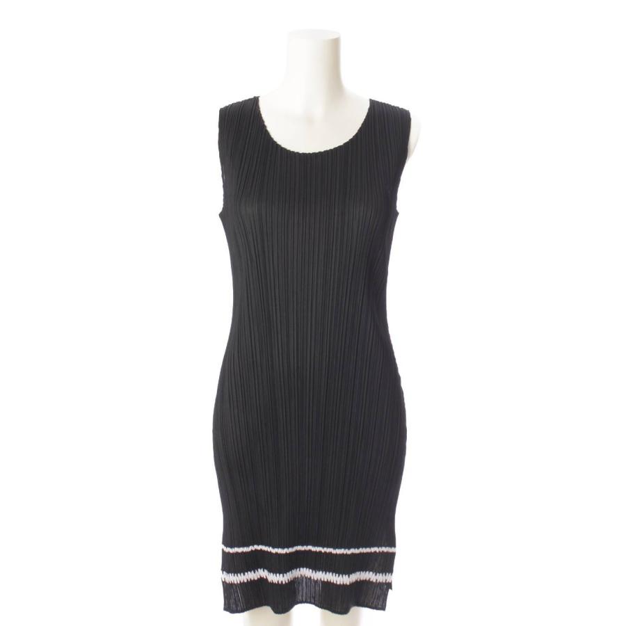 PLEATS PLEASE ノースリーブ ブラックワンピース　サイズ3 MONTHLY COLORS : MAY – isseymiyake.com