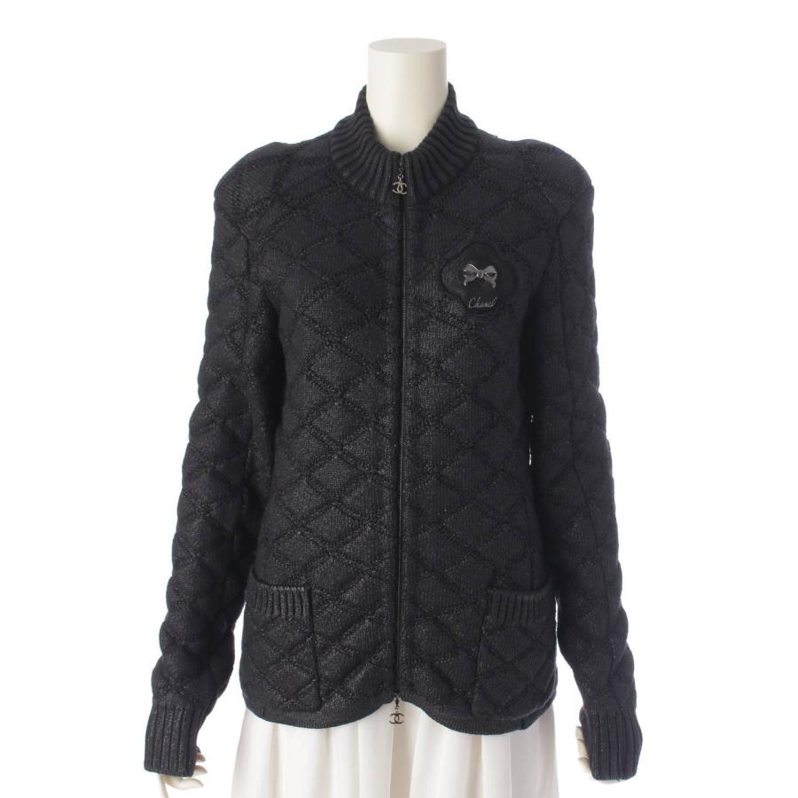 シャネル　ニットジャケット　カーディガン　ブルゾン シャネルニットジャケットカーディガンブルゾン