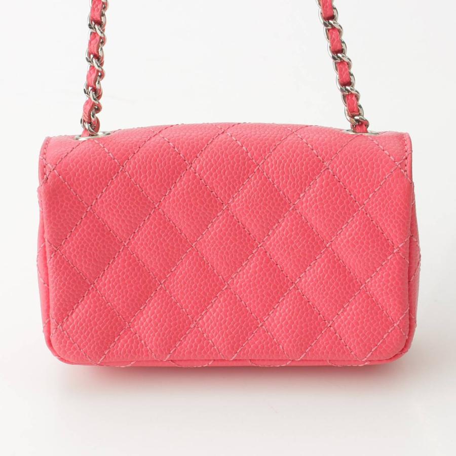 CHANEL 【シャネル】Chanel キャビアスキン ミニマトラッセ14 チェーン  