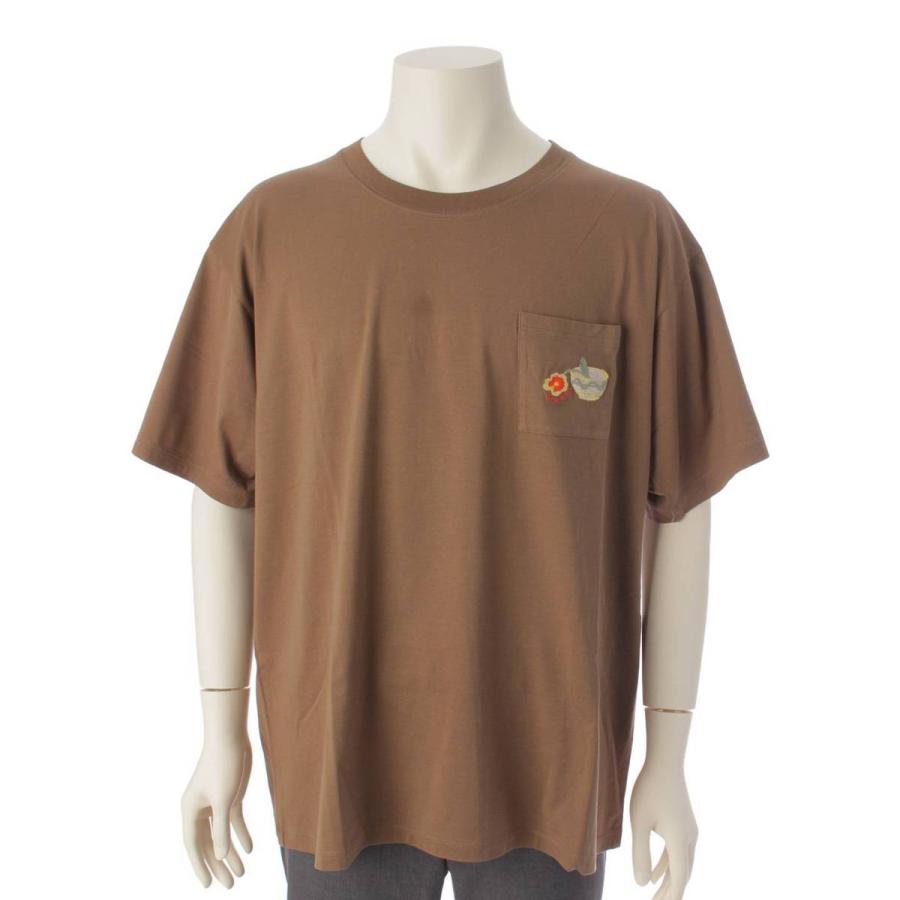 GUCCI グッチ コットン LOVELIGHT 半袖Tシャツ 708678 ブラウン L 