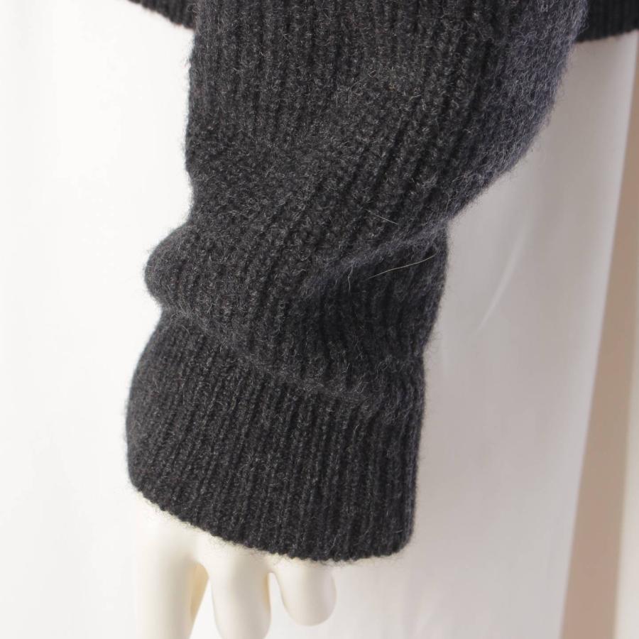 ドゥロワー】DRAWER カシミヤ Vネック フリルニット カーディガン  