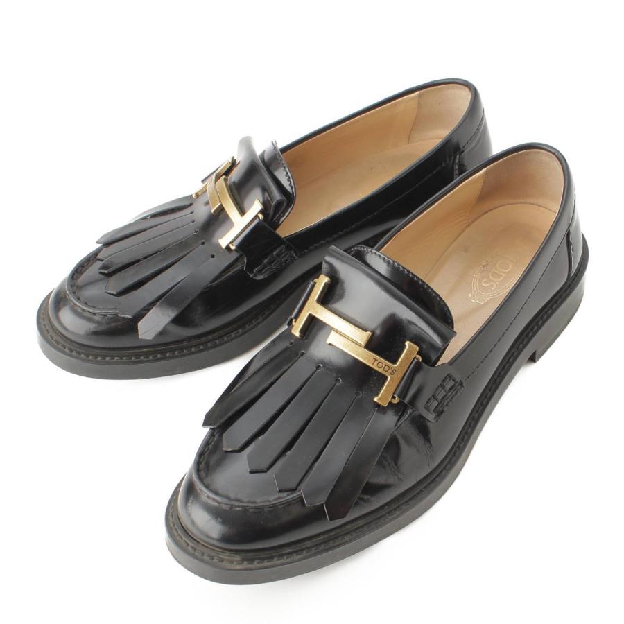TOD'S 【トッズ】Tods ダブルT レザー タッセル ローファー TOD'S 【トッズ】Tods ダブルT レザー タッセル ローファー