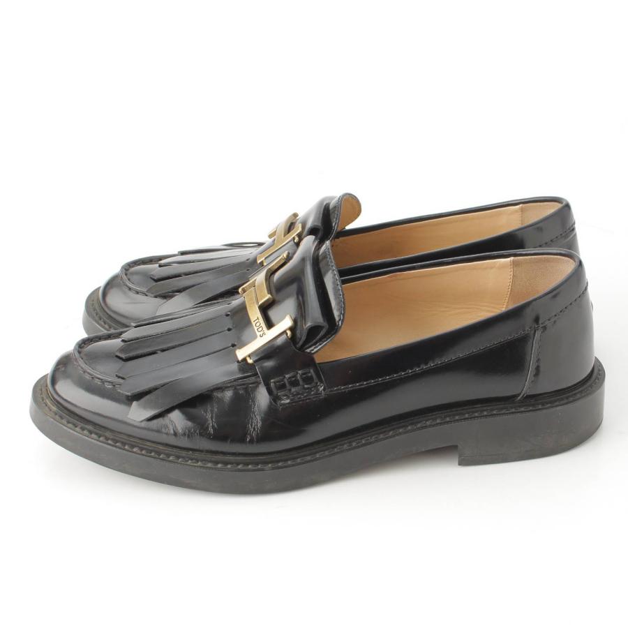 TOD'S 【トッズ】Tods ダブルT レザー タッセル ローファー TOD'S 【トッズ】Tods ダブルT レザー タッセル ローファー