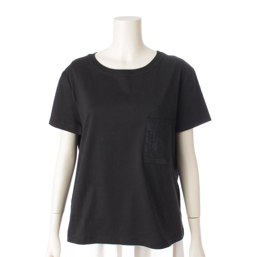 HERMES 【エルメス】Hermes 22SS ロゴ 刺繍ポケット 半袖 Tシャツ 