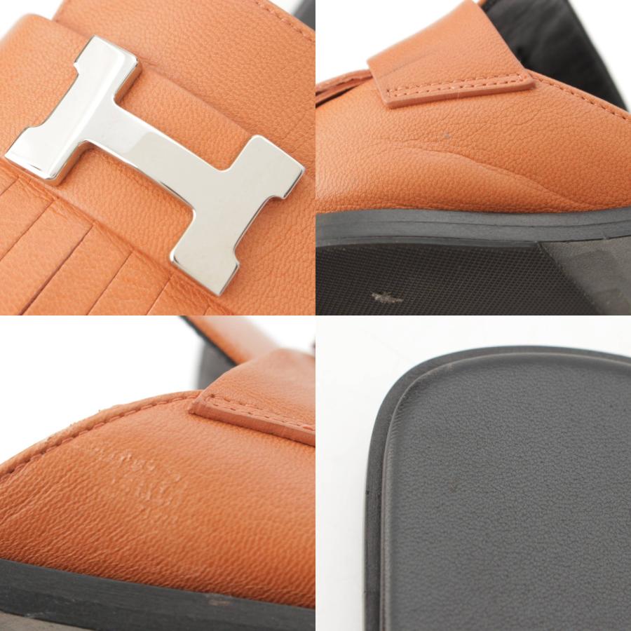 HERMES 【エルメス】Hermes オートゥイユ コンスタンス レザーフラット 