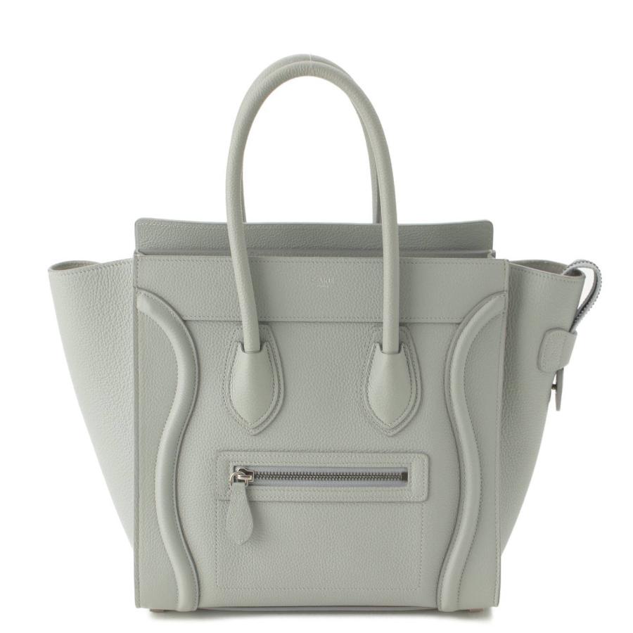 セリーヌ】Celine ラゲージ マイクロショッパー ドラムドカーフ 