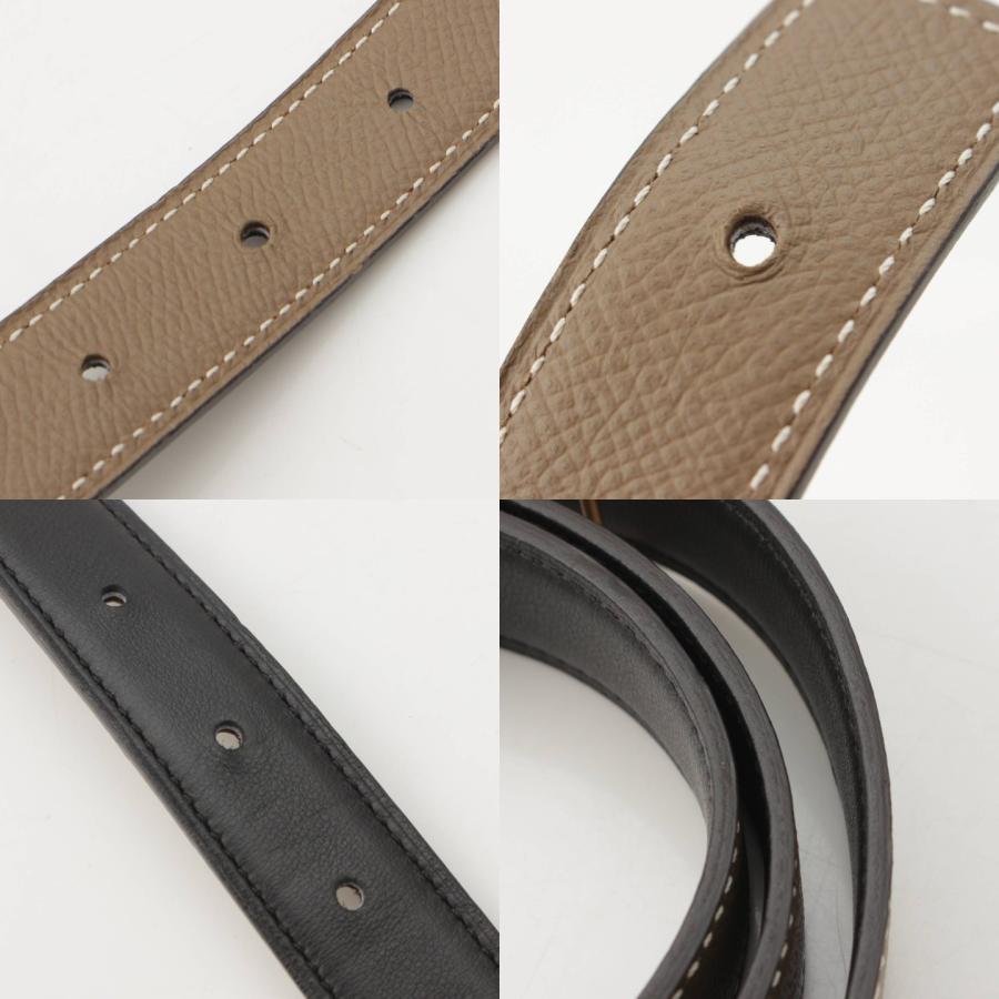 HERMES 【エルメス】Hermes メンズ レザー Hベルト リバーシブル D刻印  