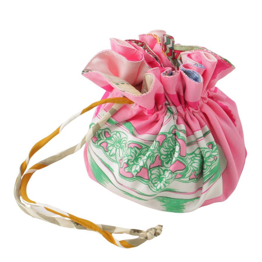 HERMES 【エルメス】Hermes リバーシブル シルク PM プティ H ポーチ  