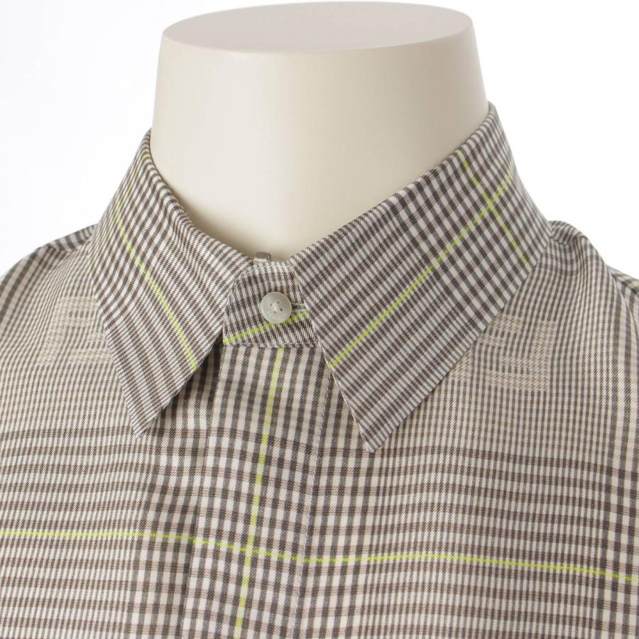 フェンディ】Fendi メンズ 23年 FF チェック シルク シャツ FS0795  