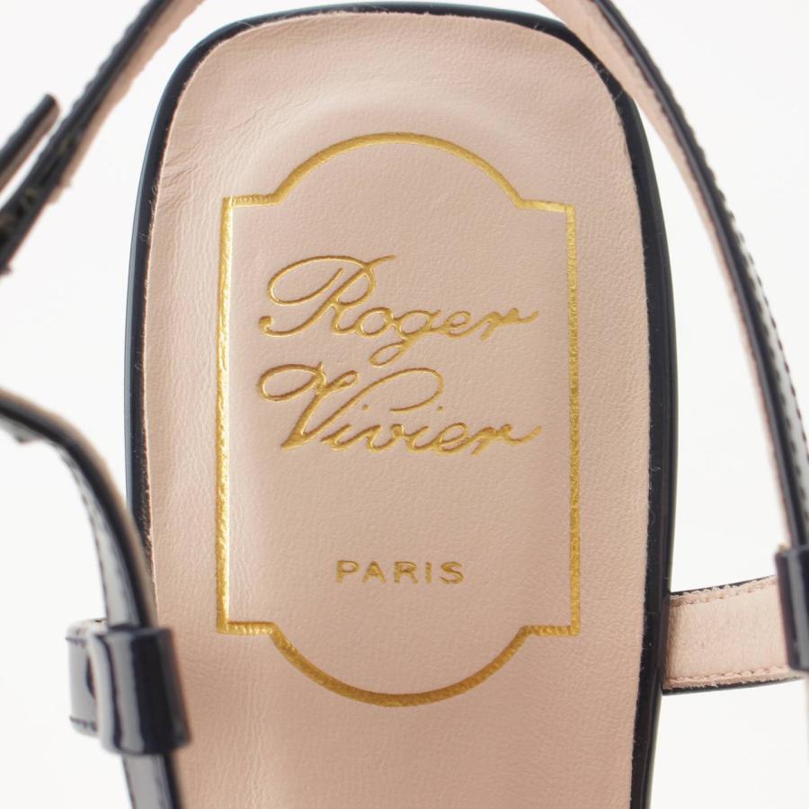 ロジェヴィヴィエ】Roger Vivier スクエアバックル チェック柄 