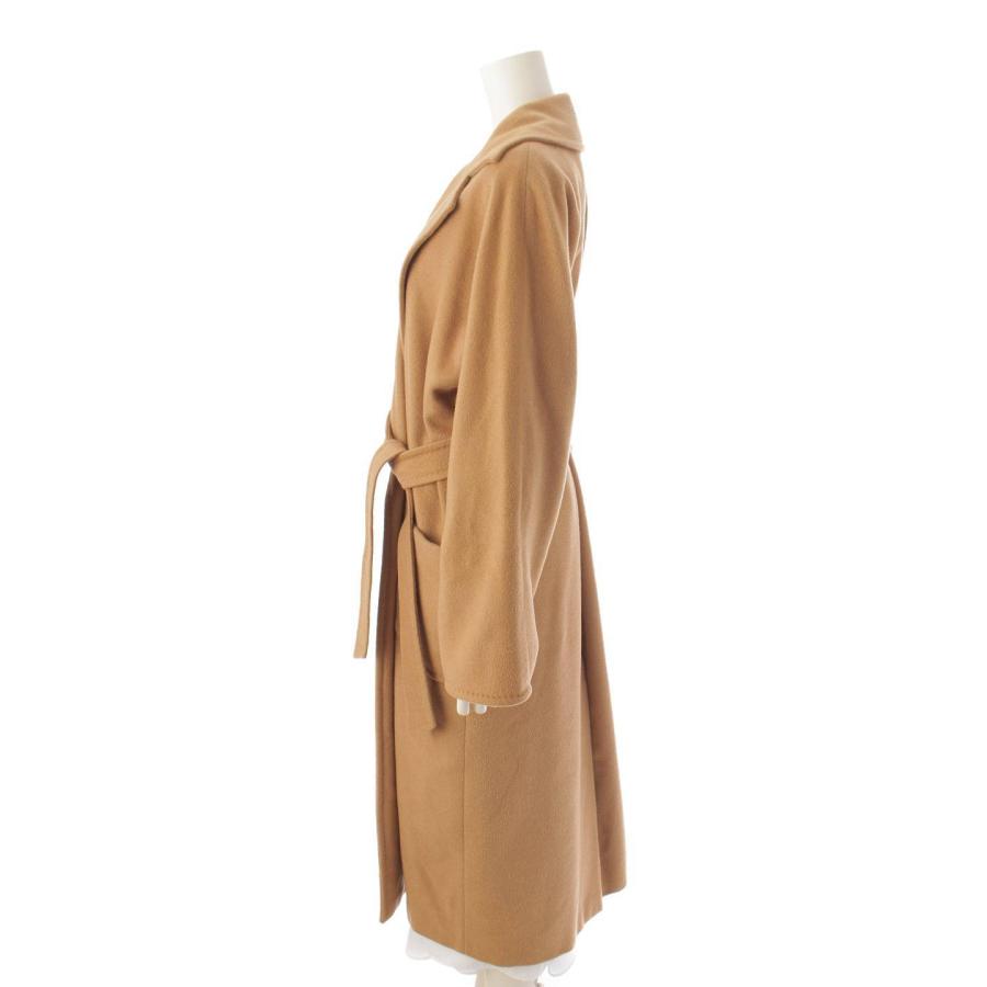 Max Mara 【マックスマーラ】Max mara ベルト付 キャメル100% ロング 