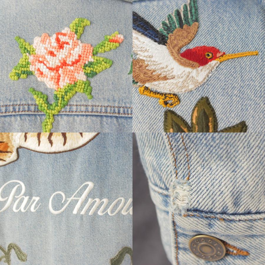 GUCCI 【グッチ】Gucci メンズ DIY 虎 ライガー フラワー 蝶 デニム 