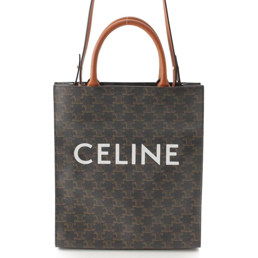 CELINE トリオンフ バーティカルカバ ラージ ハンドバッグ