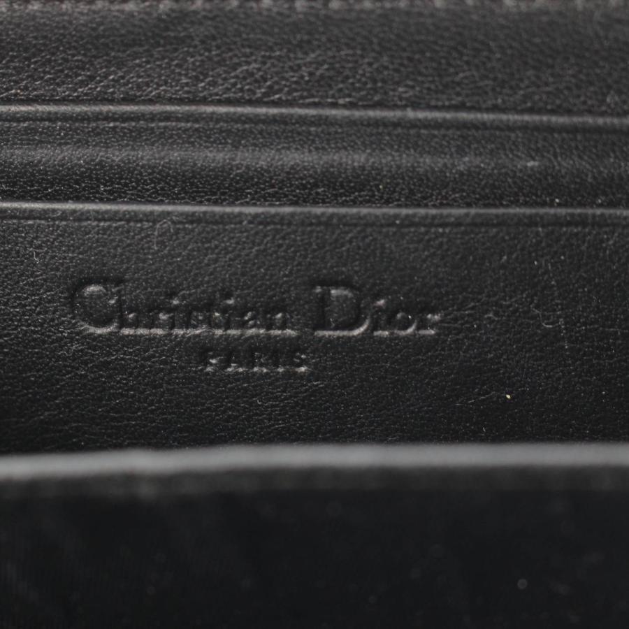 【クリスチャンディオール】Christian Dior　CDロゴ レザー ジップ コインケース 小銭入れ ブルー 【中古】【正規品保証】192263｜retrojp｜05