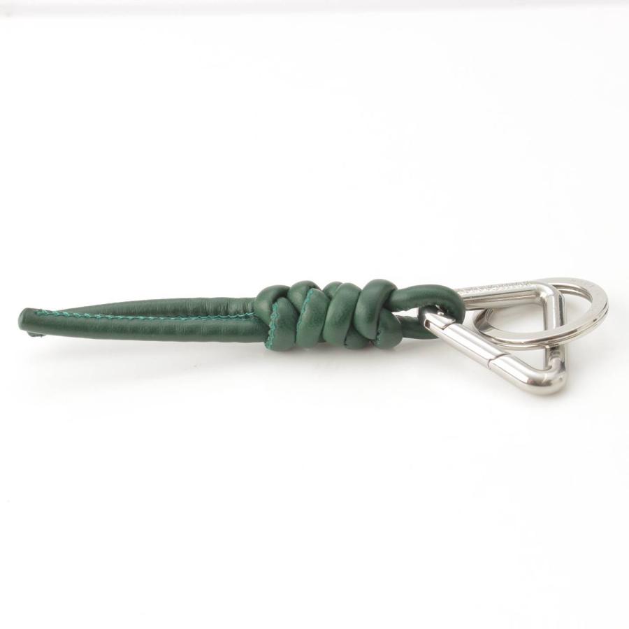 ボッテガ ヴェネタ トライアングル キーリング グリーン 正規品