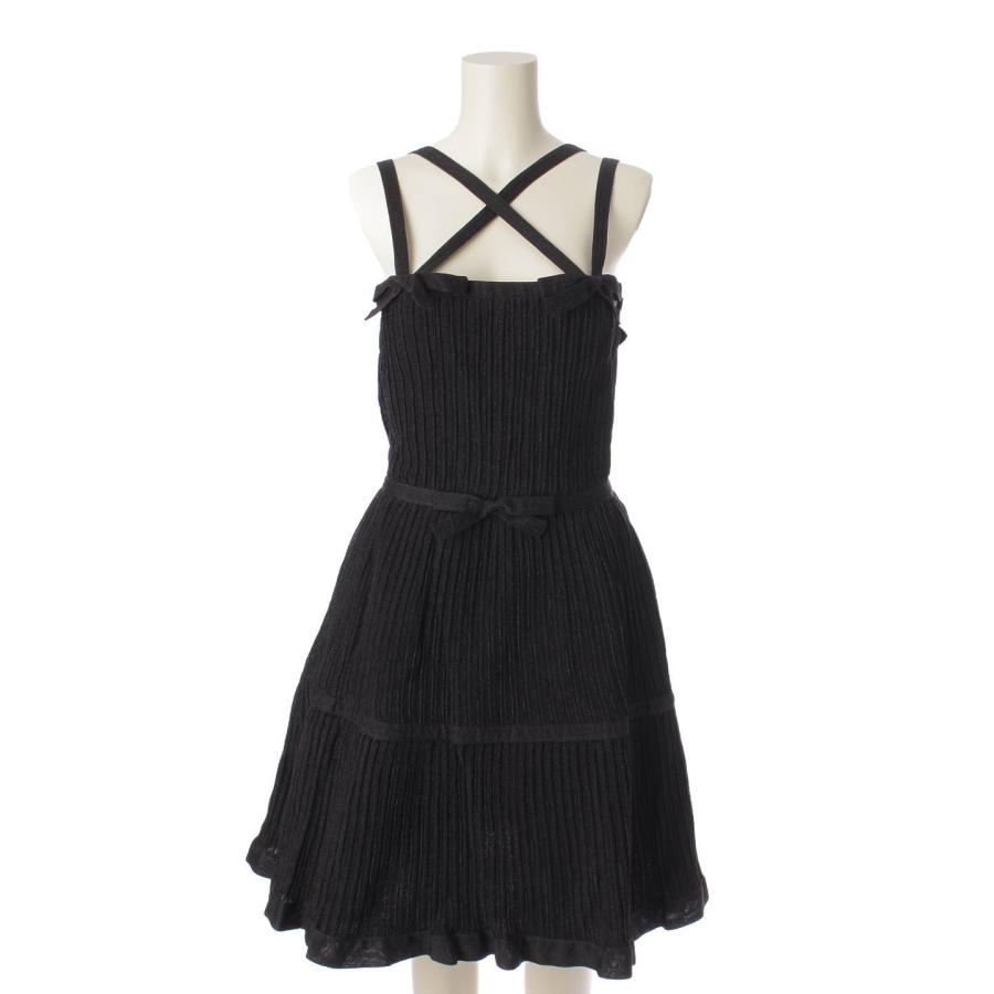 CHANEL 【シャネル】Chanel 08A リボン ポリエステル×ナイロン  