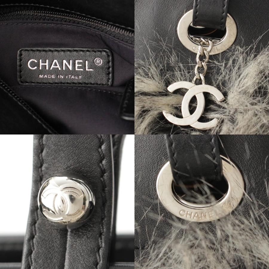 CHANEL 【シャネル】Chanel パリビアリッツ ココマーク ファー レザー 