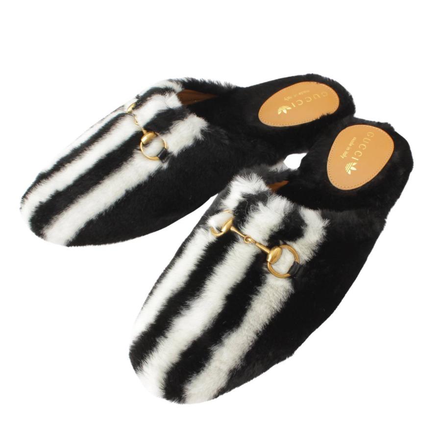 GUCCI × adidas   ホースビットファーミュール　37 GUCCI / グッチ | プリンスタウン ホースビット ファー ミュール