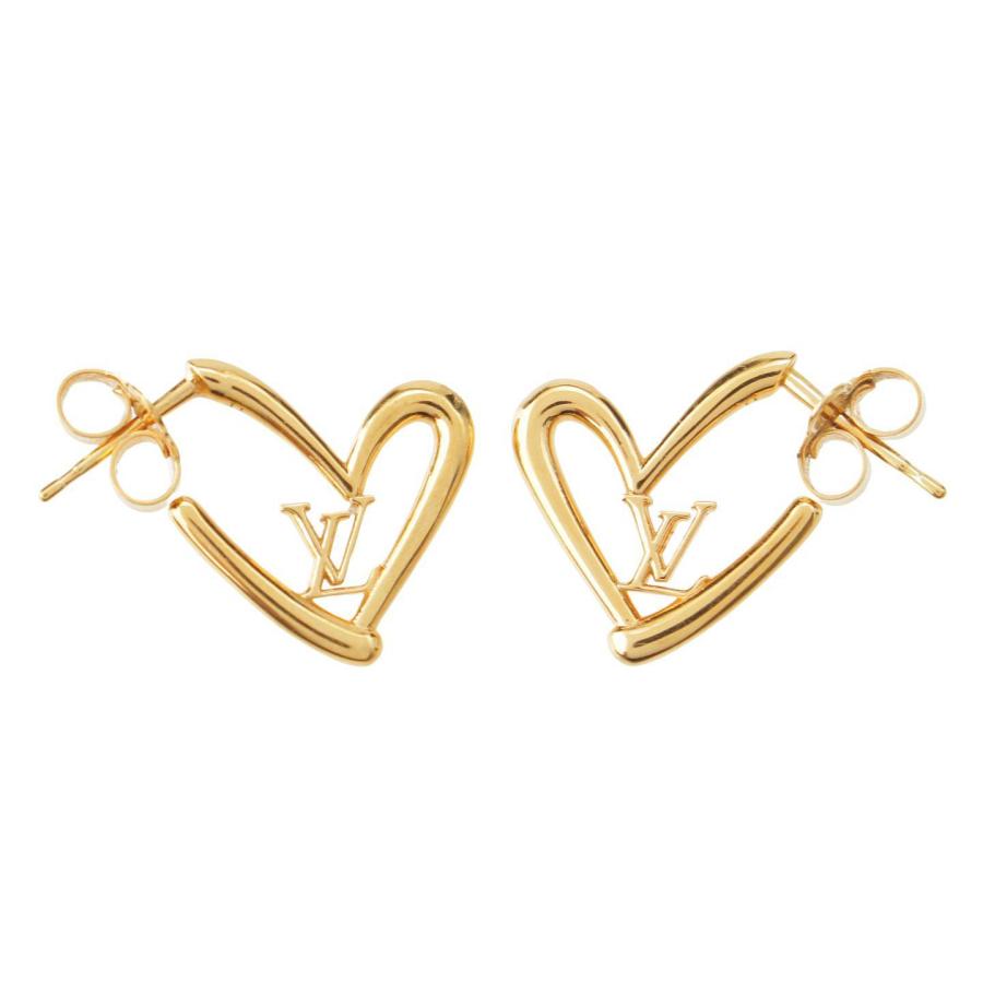 ルイヴィトン ピアス ブックル ドレイユ ハート フォーリンラブ M00463