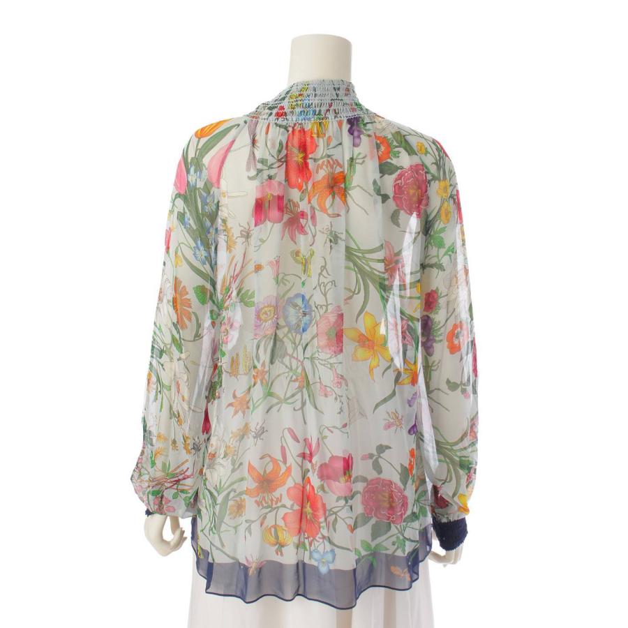 GUCCI 【グッチ】Gucci 14年 フローラ シルク ブラウス シャツ GUCCI 【グッチ】Gucci 14年 フローラ シルク ブラウス シャツ